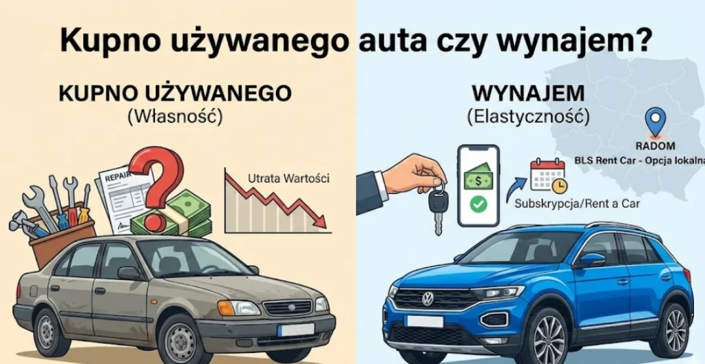 Kupno używanego auta czy wynajem? Co się bardziej opłaca w niepewnych czasach?