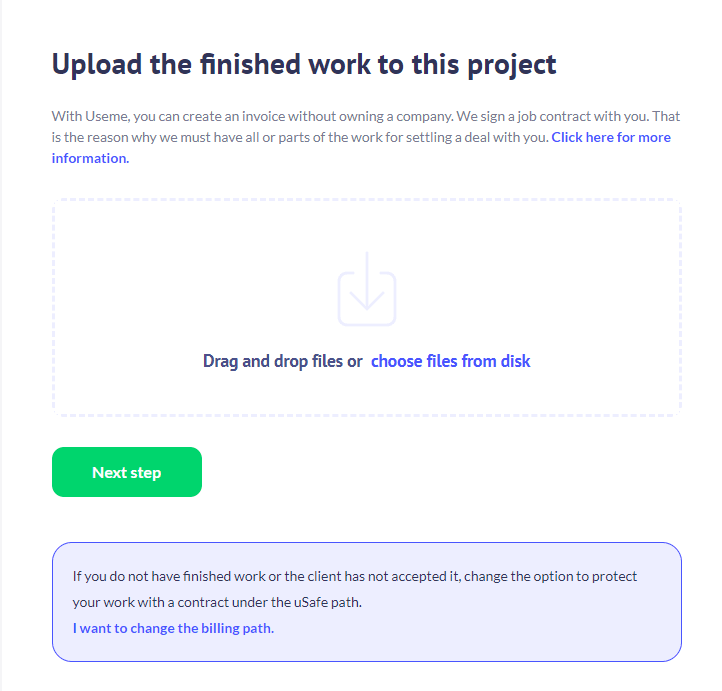 Upload your transaction list